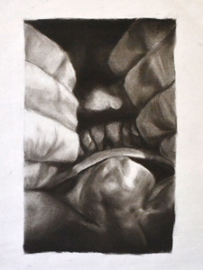 charcoal drawing from photograph